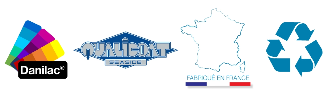 Zebral, option qualicoat, 350 nuances RAL, made in france